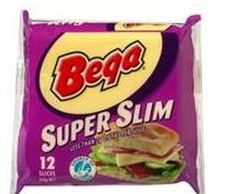 Which Southeast Asian country has the cheapest Bega Slice Cheese?