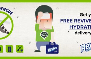 Revive isotonic drink putting the official stamp as rehydrating partner for dengue patients