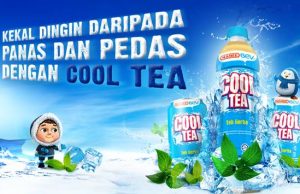 Mamee Cool Tea tapping Malay market