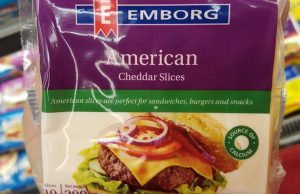 New Emborg American Cheddar Slices