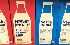 Nestle Just Milk freshens up UHT milk packaging design