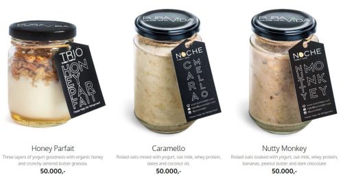 Pura Vida Overnight Oats. Image from Pura Vida website
