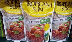 Tropicana Slim organic brown rice with low GI.