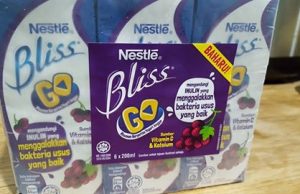 Nestle Bliss Go with inulin promotes good digestive for children
