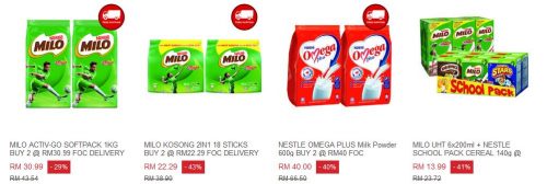 Nestle Official Store on Lazada 8 October 2016