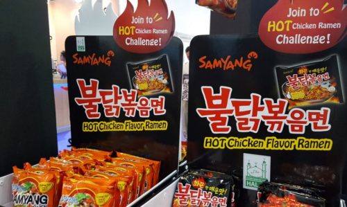 Join the hot chicken ramen challenge