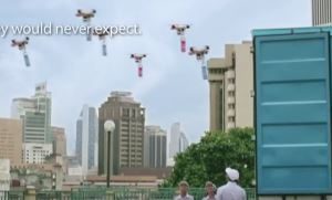 Nestle Just Milk uses drones to deliver thank you message to fans