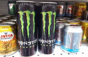 Monster energy drink arrives and distributed by Coca-Cola