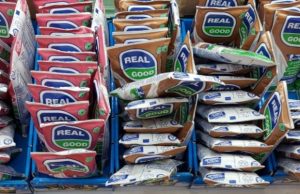 Real Good UHT milk in pillow pouch off to Myanmar