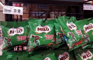 Jaya Grocer selling Milo Energy Cube