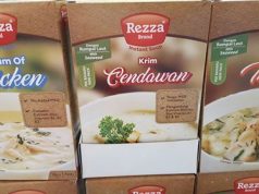 Mug cake, Asian spaghetti, fish instant soup at Malaysian Thaifex pavilion