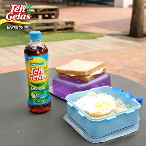 New packaging for Teh Gelas with less sugar option Mini New packaging for Teh Gelas with less sugar option Mini