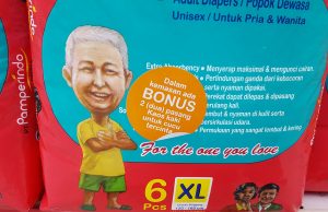 Is “Ah Huat” now selling adult diapers in Indonesia?