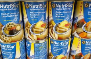 Ayam Brand offers double boil soup with large chicken chunks