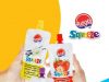 Sunglo Squeeze pouch yoghurt maximises packaging to shout out goodness