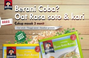 Quaker oatmeal localising flavour to suit Indonesian palate