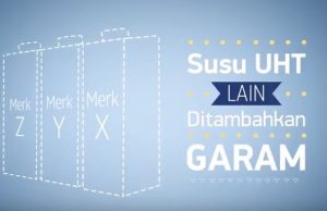 Indomilk UHT milk claims it is salt-free, milk as sports drink