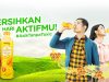 Anti-pollution theme in Pokka Nastbee Honey & Lemon juice drink
