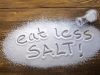 Cut down the salt intake