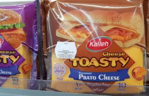 Kalleh processed cheese available in Malaysia