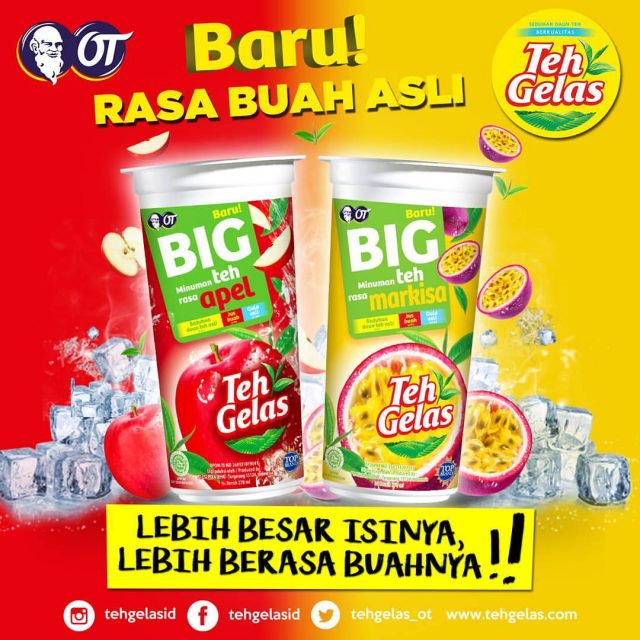 Teh Gelas BIG Fruit aims at fruit tea lovers Mini Me Teh Gelas BIG Fruit aims at fruit tea lovers Mini Me