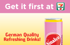 SINALCO carbonated soft drink now available at 7-Eleven
