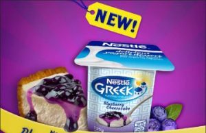 New Nestlé Greek Blueberry Cheesecake Yogurt