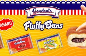 Gardenia family pack Fluffy Buns with actual red beans inside