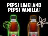 Pepsi-Cola new lime and vanilla flavours