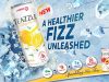 Pokka new sparkling tea Teazzle with real juice, lower sugar content