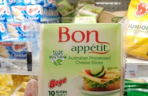 Bega 100% vegetarian cheese has improved packaging
