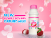 New Nutrigen lychee cultured milk and Yobick sakura yogurt drink