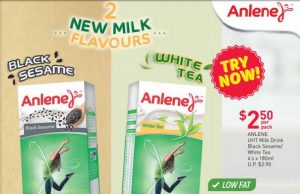 New Anlene MoveMax UHT milk white tea and black sesame and more