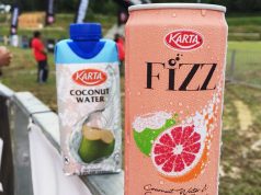Karta Fizz with grapefruit flavour to quench your thirst