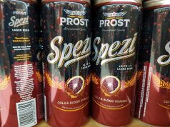 New Prost Spezi with a mix of cola and blood orange