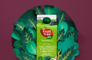 F&N Fruit Tree Fresh Wonders Super Green Juice with chia seeds