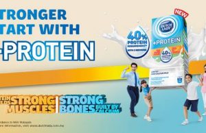 Start stronger with Dutch Lady +Protein milk drink