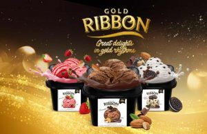 Campina releases premium Gold Ribbon ice cream with color changing spoon