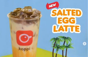 Indonesian on-demand coffee chain Koppi has new Salted Egg Latte