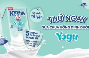 Nestlé YOGU children’s yogurt drink has bird’s nest