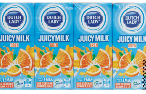 New Dutch Lady Juicy Milk made from real juice and has inulin