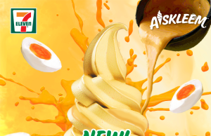 New salted egg ice cream at 7-Eleven Malaysia