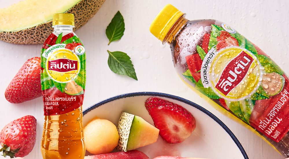 New Lipton Ice Tea Strawberry Melon with lower sugar, lower plastic use Mini Me Insights