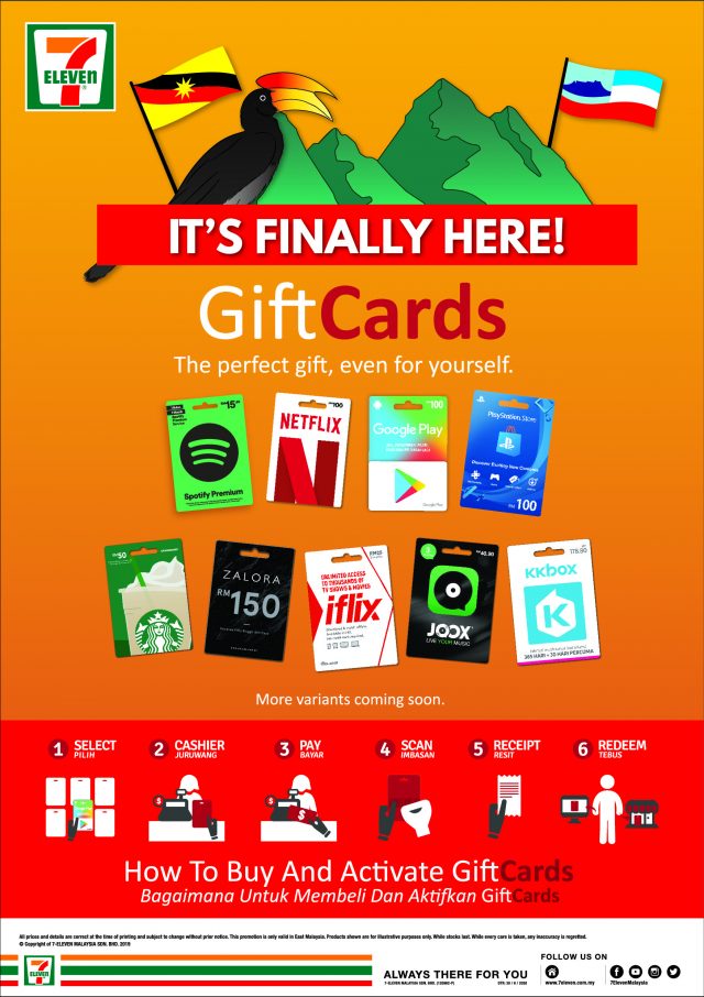 FA Poster A3 Giftcards Eng East Msia