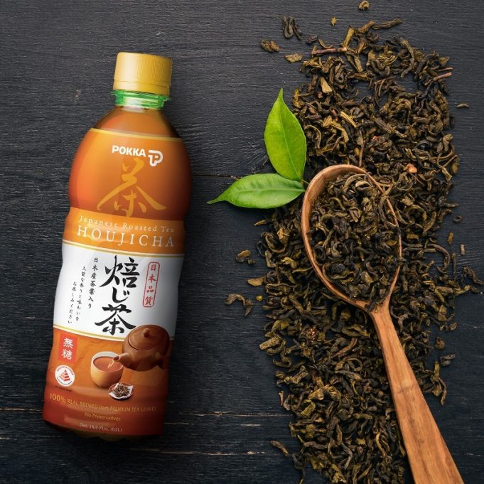 Pokka new Houjicha is 100 real brewed from premium Japanese tea leaves