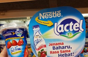 Lactel is the new brand for Nestle yogurt in Malaysia