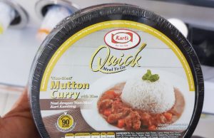 Kart’s new Quick Meat To Go includes non-meat curry mutton with rice
