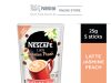 New Nescafe latte with peach and jasmine