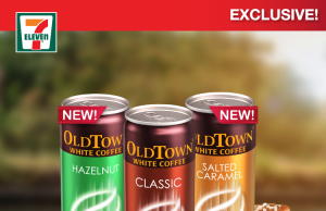 Try OldTown Salted Caramel RTD coffee at 7-Eleven