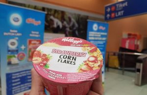 Kellogg’s Malaysia testing corn flake in convenient cup format